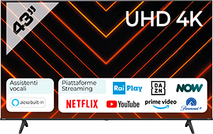 TV LED 43” UHD 4K 43A69N