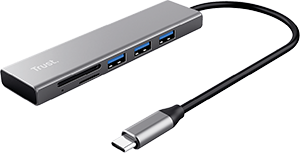 HUB 3PORTE USB-C + CARD READER HALYX FAST