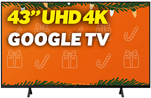 TV LED 43”HD 4K K43S39BP