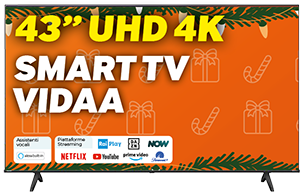 TV LED 43” UHD 4K 43A69