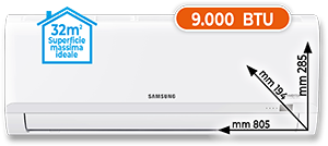 CLIMATIZZATORE MONO SPLIT 9.000 BTU FAR09MLB SERIE MALIBÙ