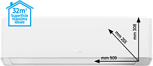 CLIMATIZZATORE MONO SPLIT 9.000 BTU CL7000IUSET26WE SERIE CLIMATE