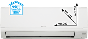 CLIMATIZZATORE MONOSPLIT 18.000 BTU MSZDW50VFKIT SERIE DW