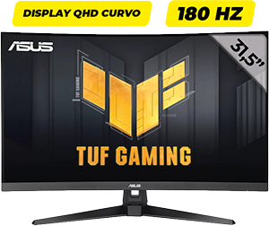 MONITOR 32” GAMING CURVO TUF GAMING VG32WQ3B