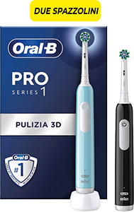 SPAZZOLINO ELETTRICO PRO1 DUO BLACK AND BLU