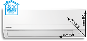 CLIMATIZZATORE MONO SPLIT 12.000 BTU BZ35ZKEKIT SERIE BZ