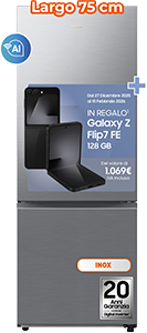 FRIGORIFERO COMBINATO RB53DG703DS9