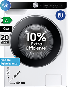 Lavatrice Slim Ai•Control WW90DG6G94LK