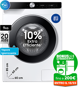 Lavatrice EcoDosatore® Ai•Control WW90