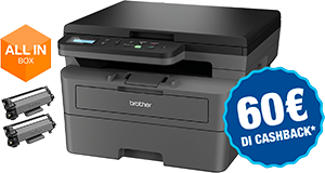 STAMPANTE MULTIFUNZIONE LASER MONOCROMATICA DCP-L2627DWXL