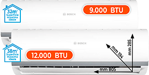 CLIMATIZZATORE DUAL SPLIT 9.000 + 12.000 BTU CL5000M412ESET2635CL2000 SERIE CLIMATE