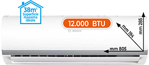 CLIMATIZZATORE MONO SPLIT 12.000 BTU SERIE CL2000SET35WE