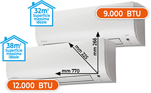 CLIMATIZZATORE DUAL SPLIT 9.000+12.000 BTU 2AMXF402535 SERIE CLASSIC