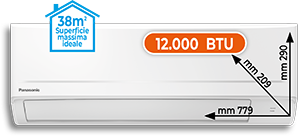 CLIMATIZZATORE MONO SPLIT 12.000 BTU BZ35ZKEKIT SERIE BZ