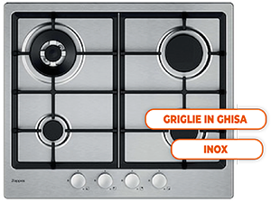 PIANO COTTURA A GAS 60CM EZPG604GXH