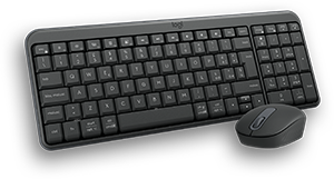 Tastiera Combo MK250 Graphite/Off White