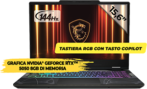 NOTEBOOK CYBORG 15 B2RWEKG-078IT