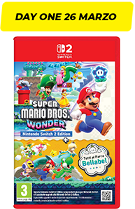 GIOCO NINTENDO SWITCH 2 SUPER MARIO BROS. WONDER + TUTTI AL PARCO BELLABEL