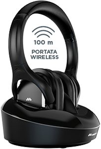 CUFFIA TV SENZA FILI CON INGRESSO AUDIO OTTICO DIGITALE HP DIGITAL PLUS