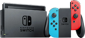 CONSOLE NINTENDO SWITCH 1.1 JOY CON ROSSO BLU NEON