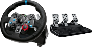 VOLANTE CON PEDALI G29 per PS4, PS5 e PC