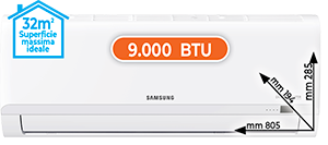 CLIMATIZZATORE MONO SPLIT 9.000 BTU FAR09MLB SERIE MALIBÙ