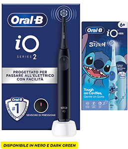 SPAZZOLINO ELETTRICO IO2CLEANANDCAREBLACK