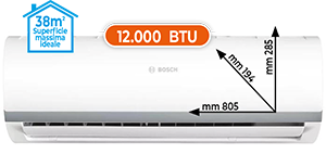 CLIMATIZZATORE MONO SPLIT 12.000 BTU SERIE CL2000SET35WE