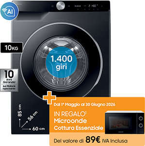 Lavatrice EcoDosatore® Ai•Control WW10FG6U94LB