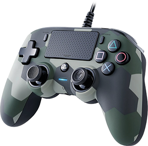 CONTROLLER WIRED CAMO GREEN PS4 PS4OFCPADCAMGREEN