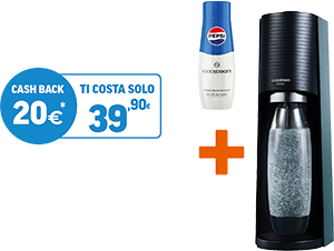 GASATORE TERRA BLACK STARTER KIT + PEPSI REGULAR