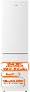 FRIGORIFERO COMBINATO EZFC618TDWH
