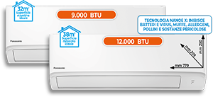 CLIMATIZZATORE DUALSPLIT 9.000+12.000 BTU CU2TZ41TBE912RZZKEW SERIE RZ