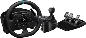 VOLANTE DA CORSA , PEDALI E LEVA CAMBIO TRUE FORCE G923 SE PER PC E CONSOLE