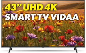 TV LED 43” UHD 4K 43A69Q