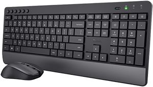 TASTIERA+MOUSE WIRELESS ECO TREZO
