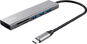 HUB 3PORTE USB-C + CARD READER HALYX FAST