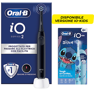 SPAZZOLINO ELETTRICO IO2CLEANANDCAREBLACK