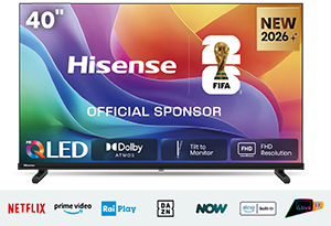 Smart TV QLED 40” Full HD Hi-QLED Colour