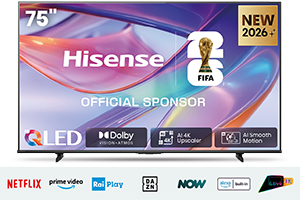 Smart TV QLED 75” 4K Hi-QLED Colour