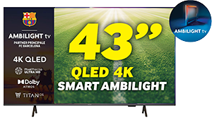 TV QLED 43”4K 43PUS8450