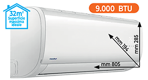 CLIMATIZZATORE MONO SPLIT 9.000 BTU SERIE CFCFW09A