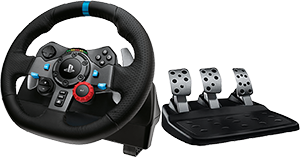 VOLANTE CON PEDALI G29 per PS4, PS5 e PC
