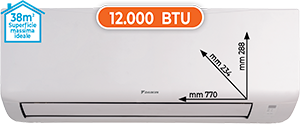 CLIMATIZZATORE MONO SPLIT 12.000 BTU ATXC35D SERIE NEW EVOLUTION