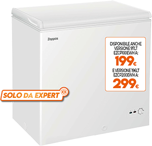 CONGELATORE ORIZZONTALE EZCPE300EWH