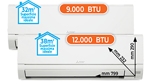 CLIMATIZZATORE DUALSPLIT 9.000 + 12.000 BTU MXZ2HA40VFE12535DWVFKIT SERIE SMART DW