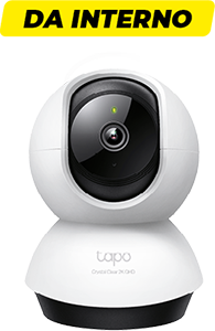 Telecamere Wi-Fi 2K-4MP Pan-Tilt (360°/114°) TC72