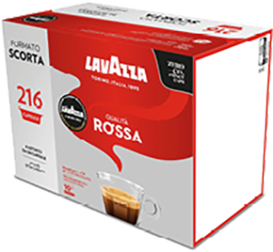 CAPSULE CAFFÈ A MODO MIO QUALITA’ ROSSA 216 PZ.
