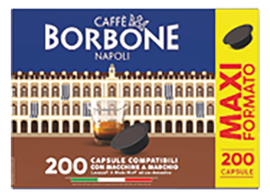 CAPSULE CAFFÈ COMPATIBILI A MODO MIO MISCELA DECISA 200PZ AMSNERADECISA