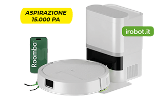 ROBOT LAVA-ASPIRA ROOMBA115 COMBOAUTO EMPTYWHITE